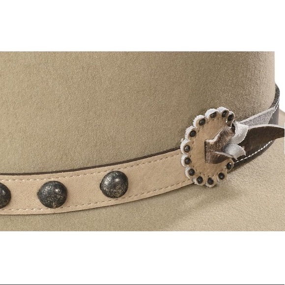 NEW STETSON MEN'S 4X BROKEN BOW BUFFALO FELT COWBOY HAT - Picture 2 of 8